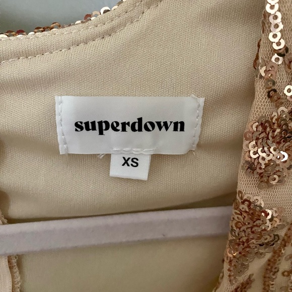 Revolve Superdown Jessa Deep V Sequin Mini Dress - Picture 5 of 11